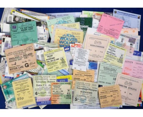 Football tickets, approx. 250 match tickets, mostly 1970's onwards inc. several Reading away matches, also Chelsea Ladies, Wo