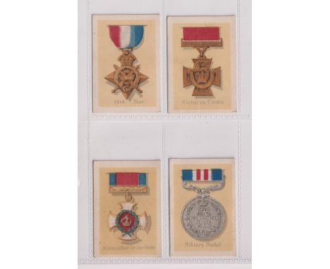 Trade cards, Robertson's (Silver Shread), British Medals (4/6), 1914 Star, Distinguished Service Order, The Military Medal &a