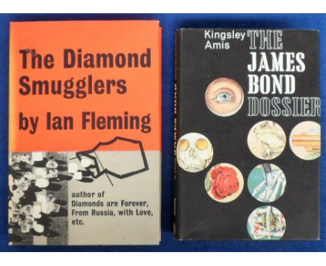 Book, The Diamond Smugglers, Ian Fleming, First Edition, 2nd Impression. Published by Jonathan Cape in 1957, complete with du