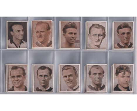 Cigarette cards, Germany, Veritas, pictures of Southern League Football Players 'K' size paper issues (set, 288 cards) (vg)