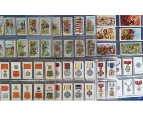 Cigarette cards, Military, a selection of sets, Carreras, History of Army Uniforms, Gallaher, Army Badges, Player's, Badges &