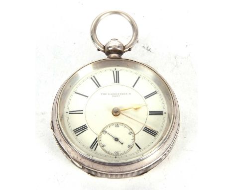 A Waltham "The Farrington" silver cased pocket watch, hallmarked to the inside of the case back and the movement cover, it ha