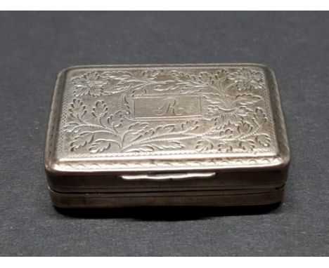 ANTIQUE HALLMARKED BIRMINGHAM SILVER PILL BOX INSIDE INSCRIBED TO MY CHAPLAIN IN REMEMBRANCE GENERAL ASSEMBLY MAY 191624.5G