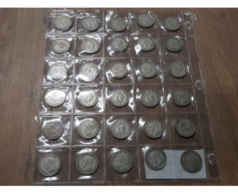 30 GEORGE VI PRE 1947 TWO SHILLING .500 SILVER