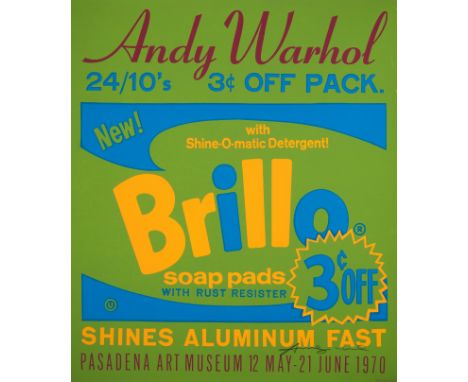 Andy Warhol (1928-1987) Brillo Soap Pads Screenprint in colours, 1970, signed in pencil, from the edition of unknown size, pu