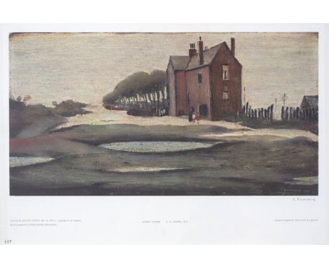 Laurence Stephen Lowry (1887-1976)Lonely HouseOffset lithograph printed in colours, 1942, signed in pencil, numbered with a s