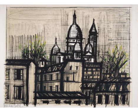 Bernard Buffet (1928-1999)Le Sacre-Coeur (Sorlier 64)Lithograph printed in colours, 1967, signed in pencil, numbered from the