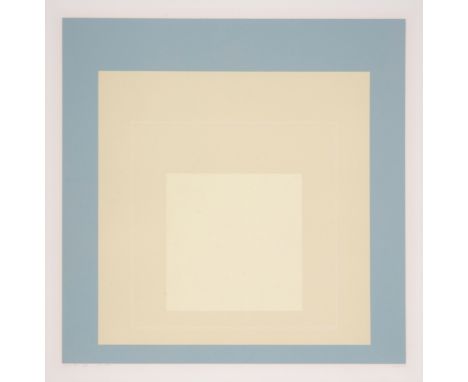Josef Albers (1888-1976)WLS VII, from White Line Squares (Series I) (Danilowitz 171.7)Lithograph printed in colours, 1966, si