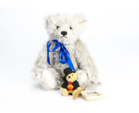 A Steiff limited edition for Mercedes Benz teddy bear, 762 of 1500, 1998; and a Steiff limited edition Lucky Chimney Sweep be