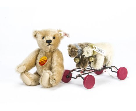 Two Steiff limited editions, Special Edition Teddy Bear Blonde 22 together with the book ‘A Celebration of Steiff’, 2831 of 3