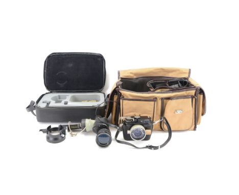 Nikon Calypso/Nikkor underwater camera serial no. 1051523, with a W-Nikkot 1;2.5 f=35mm lens serial no. 364257, together with