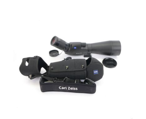 Carl Zeiss DiaScope 85 FL spotting scope serial no 3500392, with canvas protective cover