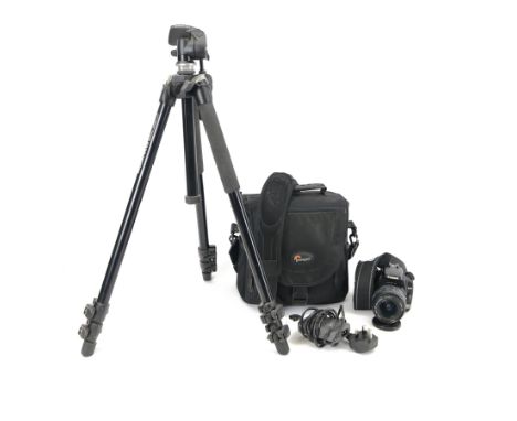 Canon EOS 400D DSLR camera body serial no. 1781161963, with Canon EF-S 18-55mm 1:3.5-5.6 zoom lens, in carrycase with accesso