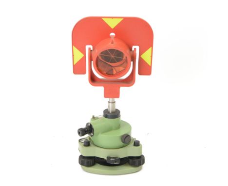 Leica GPR 111 traverse prism serial no. 5314772, upon a Leica GDF111-1 tribrach