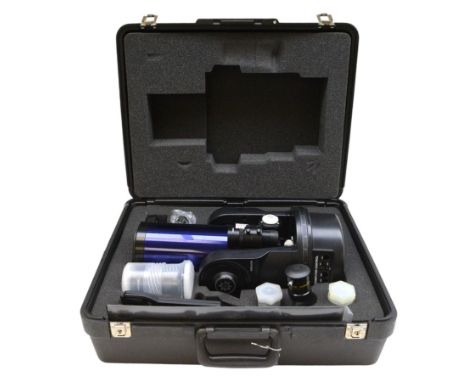 Meade ETX-90EC astro-telescope and tripod, in original case with remote control and accessories