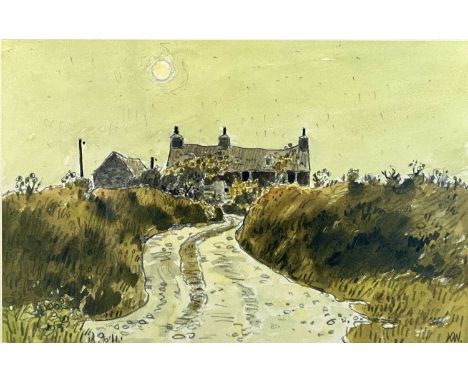 ‡ SIR KYFFIN WILLIAMS RA limited edition (134/150) print - 'Penrhyn Du, Aberffraw', fully signed and numbered in pencil, 39.5
