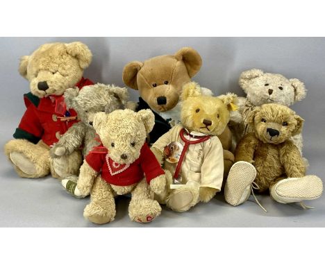 COLLECTABLE TEDDY BEARS (7), including Steiff Doctor, four Harrods and one RussProvenance: private collection Denbighshire 