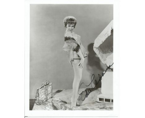 Edie Adams signed 10x8 b/w photo. April 16, 1927, October 15, 2008 was an American businesswoman, singer, actress and comedia
