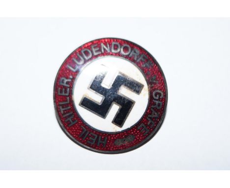 Enamel swastika badge 