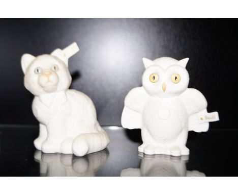 2 Steiff boutique figures with original boxes Largest 11 cm 