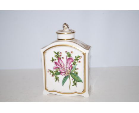 Spode lidded flask Height 18 cm 