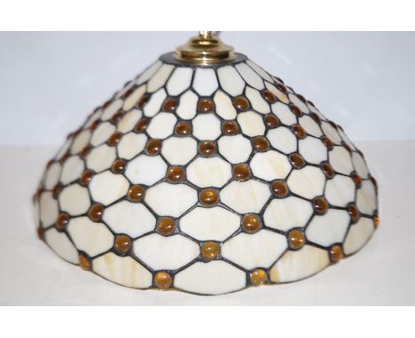 Leaded glass light shade 