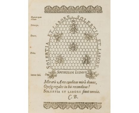 Bees.- Butler (Rev. Charles) The Feminine Monarchie: or the Historie of Bees, second edition, variant with 6 leaves in signat