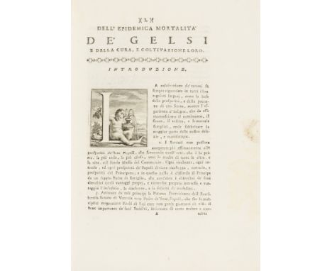 Mulberries & Silkworms.- Manni (Domenico Maria) Della Piantagione e Coltivatione de'Gelsi in Toscana..., title and final leaf