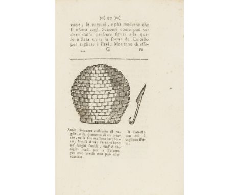 Bees.- Harasti (Gaetano) Catechismo sulla più Utile Educazione delle Api nel Gran-Ducato di Toscano, first edition, engraved 