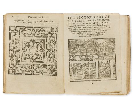Gardens.- [Hill (Thomas)], "Dydimus Mountain". The Gardeners Labyrinth. Containing a Discourse of the Gardeners life, in the 