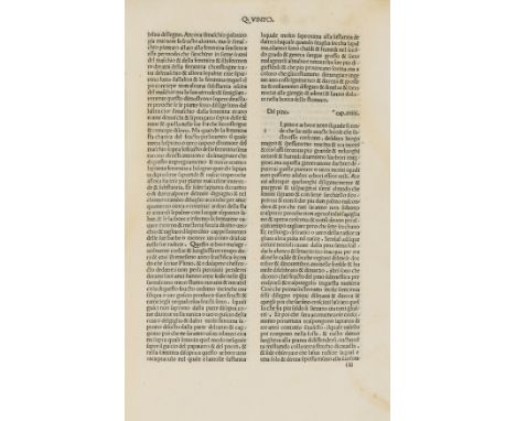 Crescentiis (Petrus de) Ruralia commoda, collation: a-r8 s6 A4, 146 leaves (complete with initial blank), text in 2 columns, 