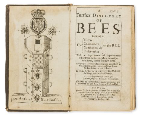 Bees.- Rusden (Moses) A Further Discovery of Bees. Treating of the Nature, Government, Generation & Preservation of the Bee..