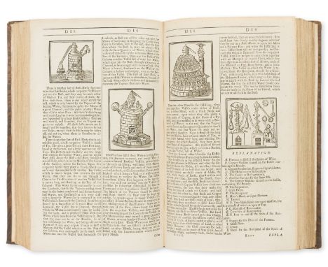 Chomel (Noel) Dictionaire Oeconomique: or The Family Dictionary, edited by R. Bradley, 2 vol., first edition in English, vari