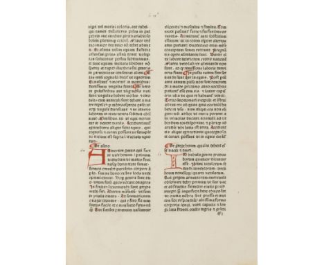 Crescentiis (Petrus de) Ruralia commoda, collation: a-n8 o6 aa-kk8 ll6, 195 leaves (of 196, lacking initial blank), text in 2