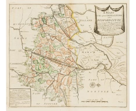 Fens Drainage.- Badeslade (Thomas) The History of the Ancient and Present State of the Navigation of the Port of King's-Lyn, 