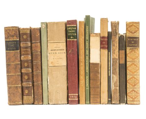 Cattle.- Lawrence (John) A General Treatise on Cattle, first edition, contemporary tree calf, 1805 § Curwen (J.C.) Hints on t
