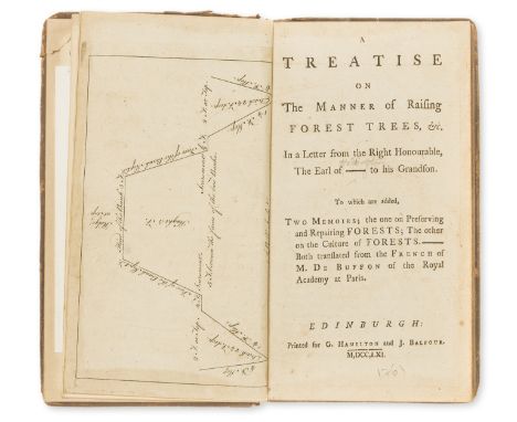 Forestry.- [Hamilton (Thomas, Earl of Haddington)] A Treatise on the Manner of Raising Forest Trees, &c., first edition, engr