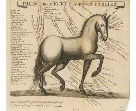 Halfpenny (John) The Gentleman's Jocky, and Approved Farrier: Instructing, in the Natures, Causes, and Cures of all Diseases 