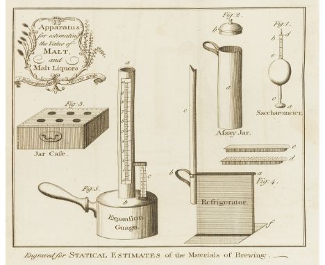 Beer.- Richardson (John) Statistical Estimates of the Materials of Brewing, Or A treatise on the Application and Use of the S