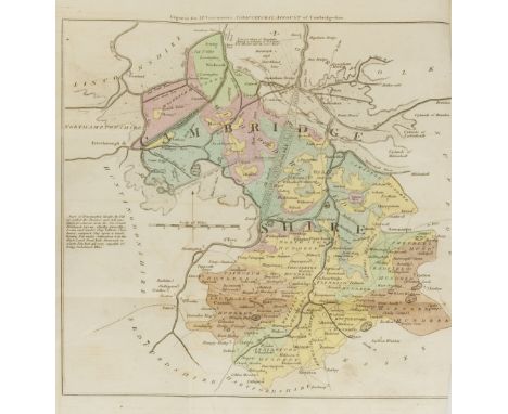 County Agriculture.- Vancouver (Charles) General View of the Agriculture in the County of Cambridge, first edition, folding e