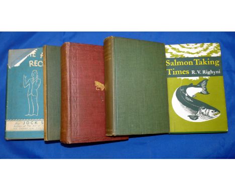 Chaytor, AH - "Letter To A Salmon Fishers Sons" 2nd ed 1910, red cloth binding, gilt text, light foxing to page edges, Hutchi