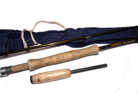 ROD: Hardy Richard walker Farnborough  9', 2 piece trout fly rod, line rate 7/8, grey blank, lined butt ring, snake intermedi