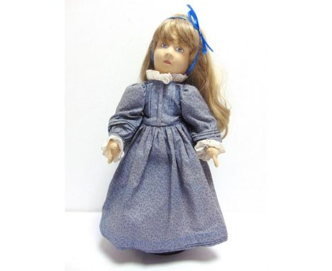 A MERRYTHOUGHT COLLECTOR'S CLOTH DOLL, 'EMILY'  circa 1990s, limited edition, 46cm high.