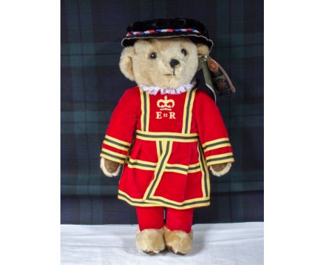 A Merrythought 'Beefeater' teddy bear. Made exclusively for Harrods