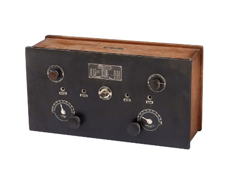 Radioempfänger Western Electric 4B, 1924Western Electric Company Inc., USA. Serien-Nr. 433, 6 Röhren (6 x 215A), nur Mittelwe