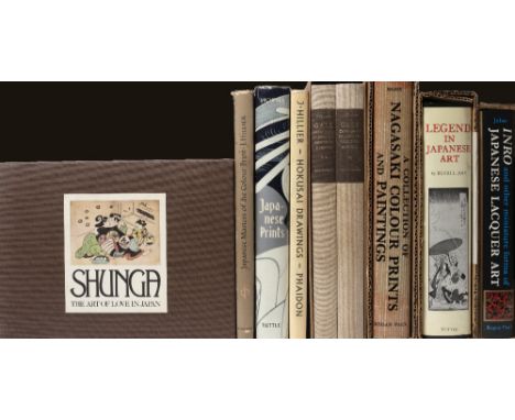 Books relating to Japanese prints and works of art, to include Joly, Henril Legend in Japanese Art, Jahss, Melvin &amp; Betty