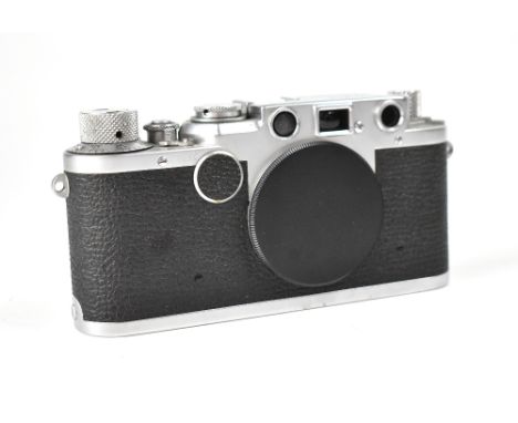 LEICA; an IIf black dial camera body, serial no.451215. CONDITION REPORT The camera appears to be in good condition, with som