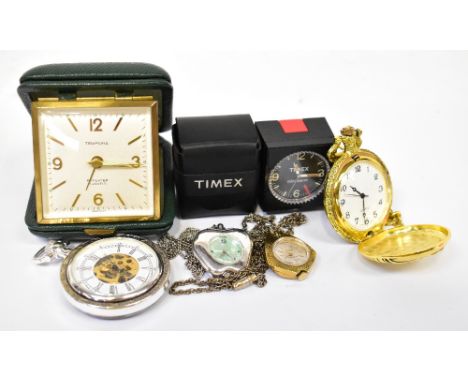 Westclox pocket watch hunting scene hot sale