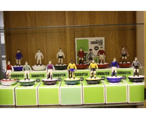 A COMPLETE SET OF BOXED ROYAL DOULTON SUBBUTEO PLAYER FIGURES, complete set of the original twelve Limited Editions of 500 an