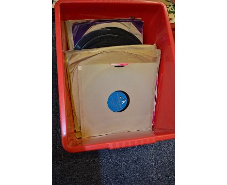 A BOX OF OVER 50 78'S, including Elvis Presley, Doris Day, Harry Belafonte, etc